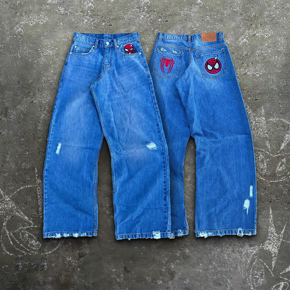 SPIDEY BAGGY JEANS